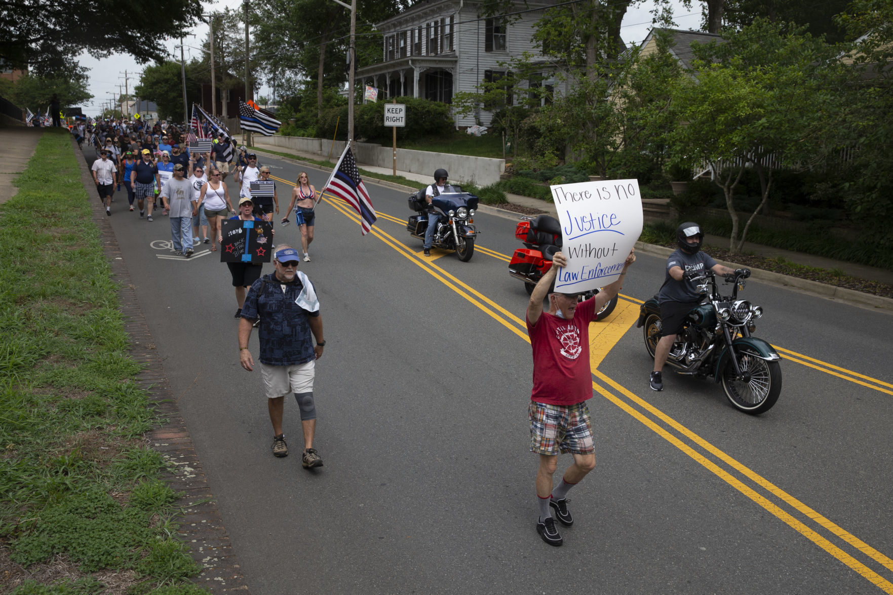 Back the Blue rally